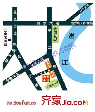 未來小區(qū)交通圖