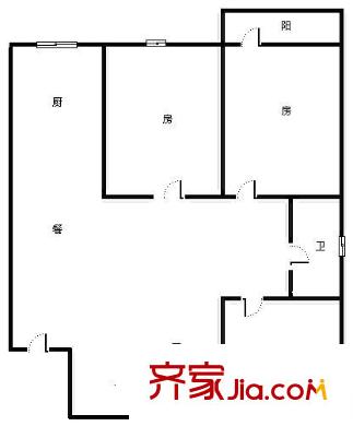 翠嶺居 3室 戶型圖