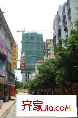 古城馨園配套圖項目道路入口