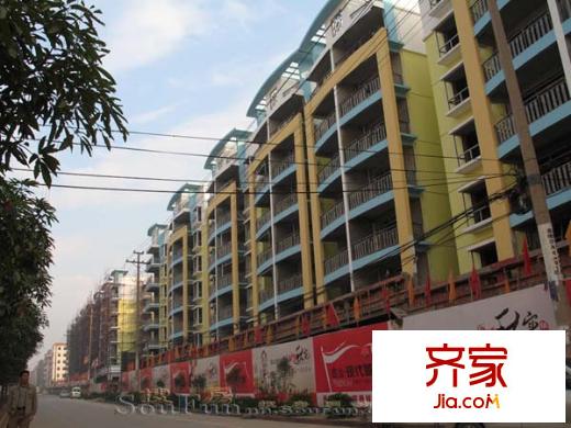 鑫金現(xiàn)代城外景圖