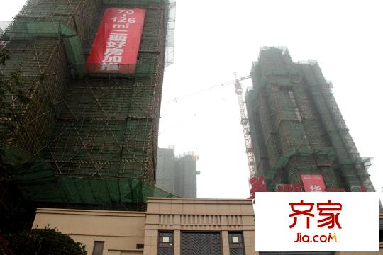 華潤(rùn)二十四城在建一期1號(hào)樓(2015-12-12)