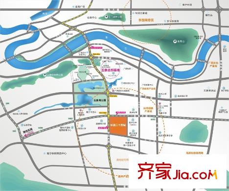 華潤二十四城區(qū)域圖