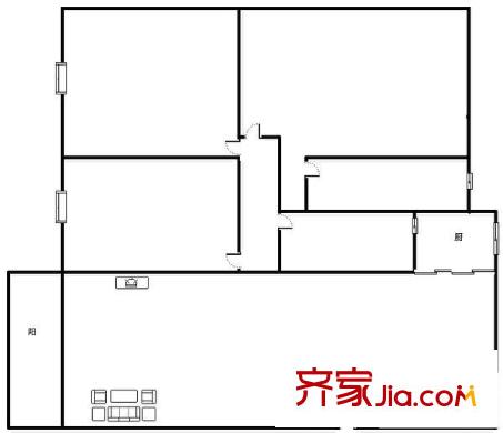 東葛路星和園 3室 戶型圖