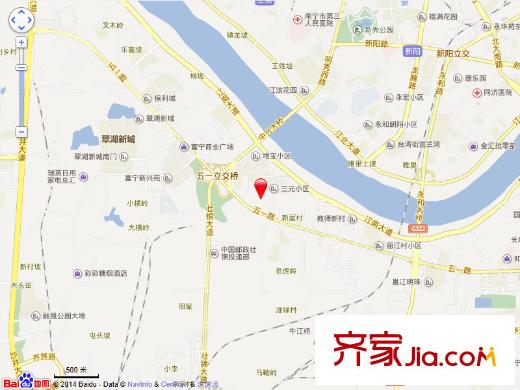 麗江花園交通圖