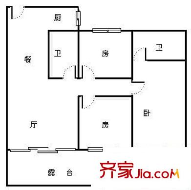 振寧公寓 0室 戶型圖