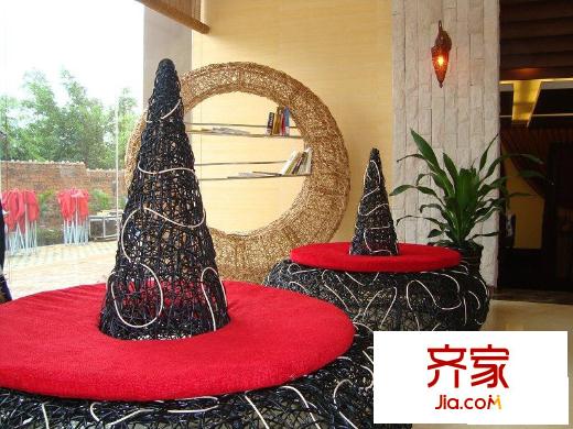 風格雨林實景圖售樓中心