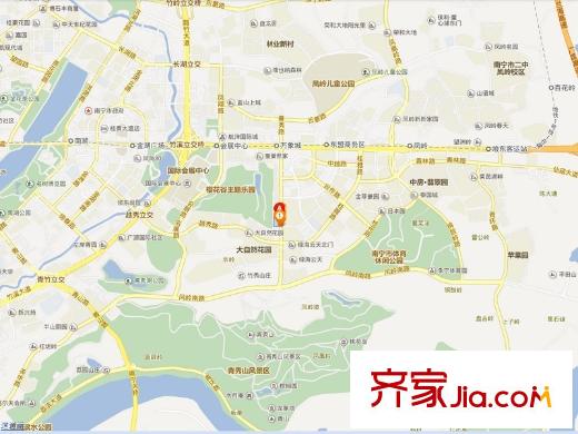 右江花園交通圖