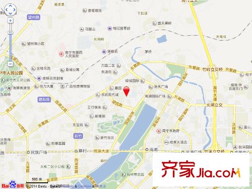 天成府小區(qū)交通圖
