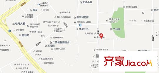 天成府小區(qū)交通圖交通