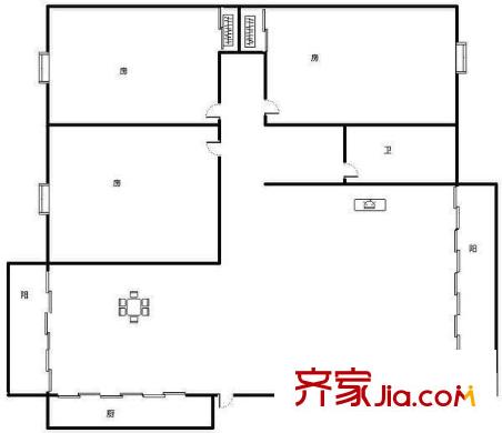金象綠城 3室 戶型圖