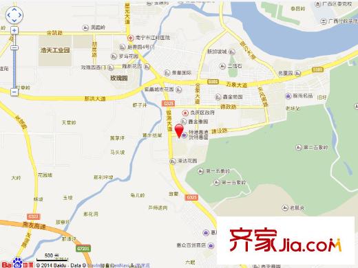 鑫金現(xiàn)代城交通圖