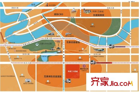 華潤二十四城交通圖