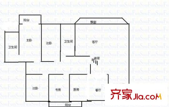 東葛路星和園 4室 戶型圖