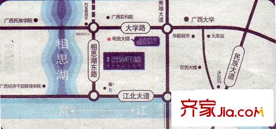 西湖東郡交通圖