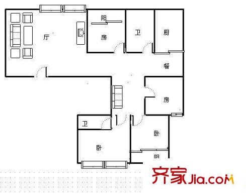 南宁富丽华庭户型图,装修效果图,实景图,交通图,配套图片-齐家网小区