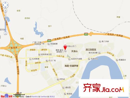 昌泰盛世家園交通圖