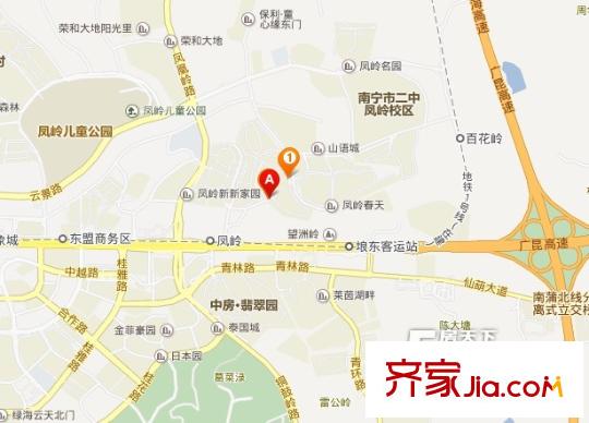 楓林藍(lán)岸交通圖住宅