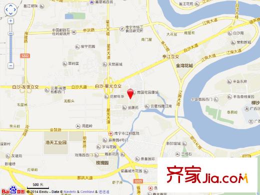 南國(guó)花園康城交通圖