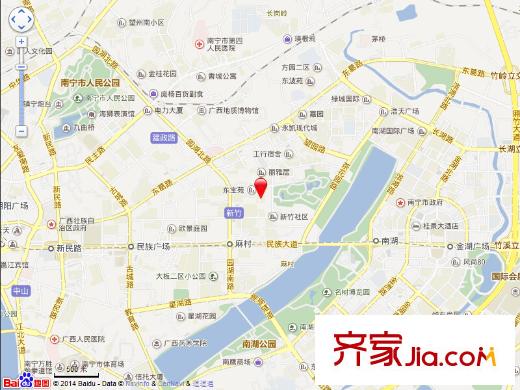 茶花園小區(qū)交通圖