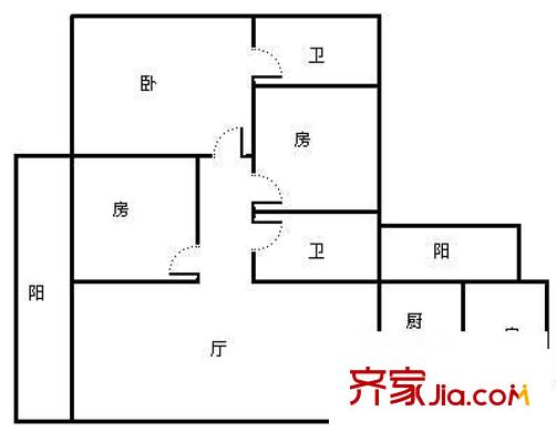 金康天和人家 4室 戶型圖