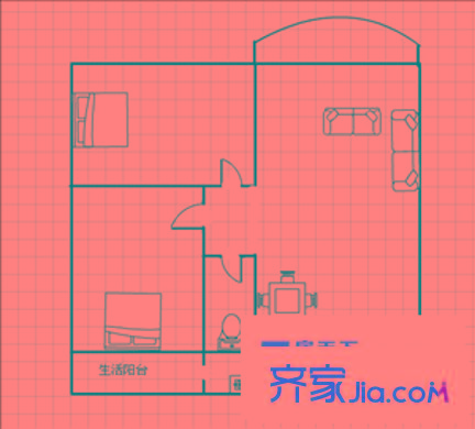 金康天和人家 2室 戶型圖