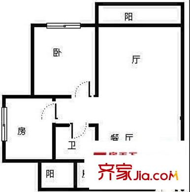 金康天和人家 2室 戶型圖