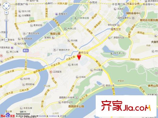 振業(yè)青秀山1號交通圖