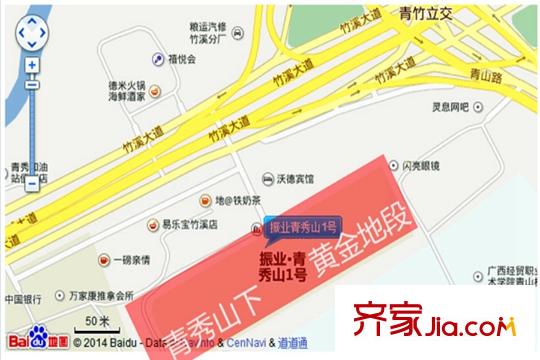 振業(yè)青秀山1號交通圖