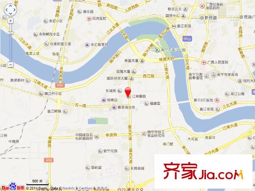 江南馨園交通圖
