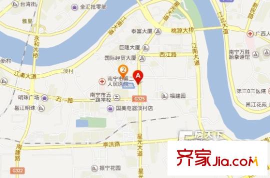 江南馨園交通圖