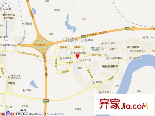 金地世家交通圖南區(qū)