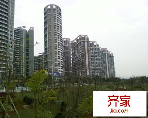 西湖東郡外景圖 