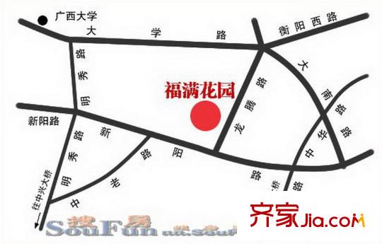 福滿花園交通圖