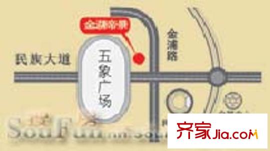 金湖帝景交通圖