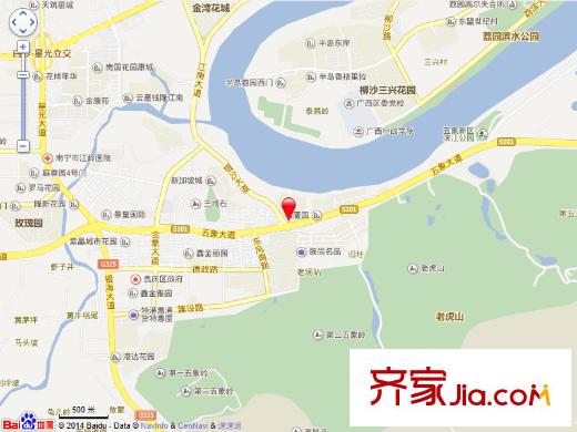 濱江麗景花園交通圖