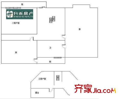 楓林藍(lán)岸住宅 5室 戶型圖
