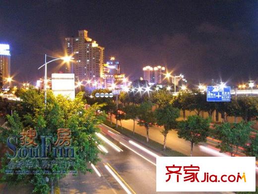 世貿(mào)西城配套圖夜景