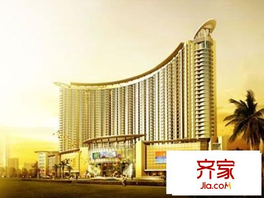 世貿(mào)西城外景圖 
