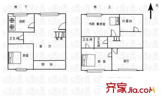 金碧花園 5室 戶型圖