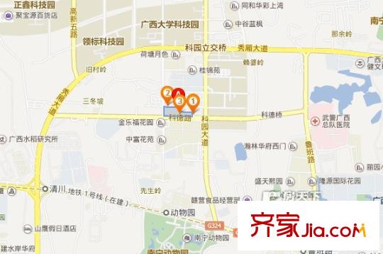 瀚林雅筑交通圖