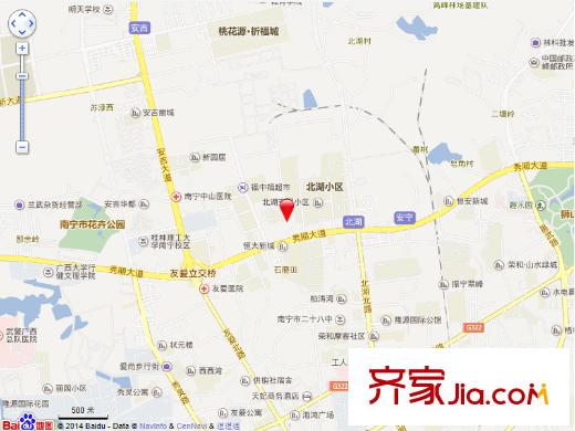 萬秀小區(qū)交通圖