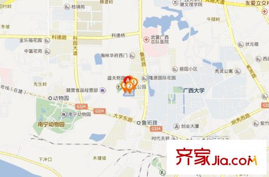 盛天尚都交通圖