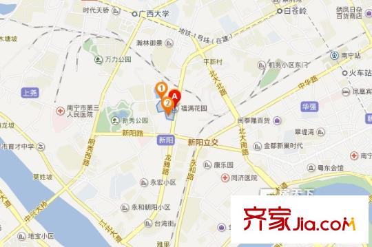 福滿花園交通圖