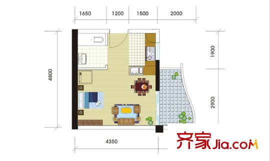 大地華城戶型圖