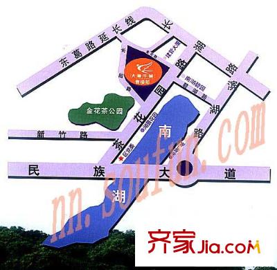 大地華城交通圖