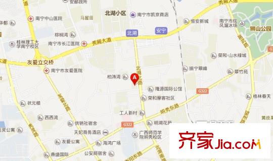秀湖花園交通圖