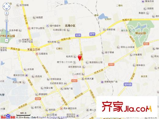 秀湖花園交通圖