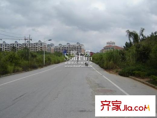 塞納維拉花園配套圖通往項目的大道