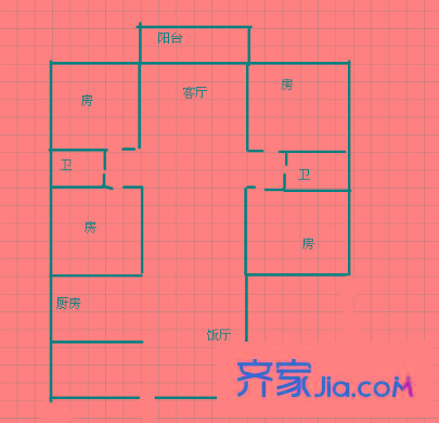 棕櫚灣 4室 戶型圖
