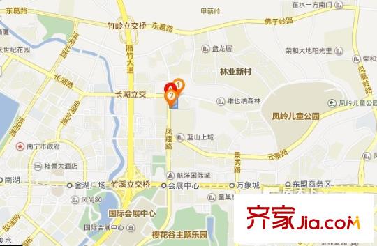 金碧花園交通圖